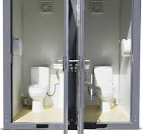 Outdoor Portable Restroom (Double Toilet) - Amazon.com