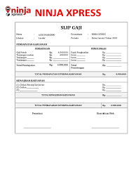 Dengan kontribusi karyawan, harapannya perusahaan dapat mencapai visi dan misinya dengan baik. Contoh Slip Gaji