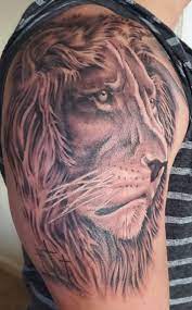 Lion Over Three Crosses By Dennis Sullivan Sullivan S Custom Tattoo S Custom Tattoo Sullivans Tattoos