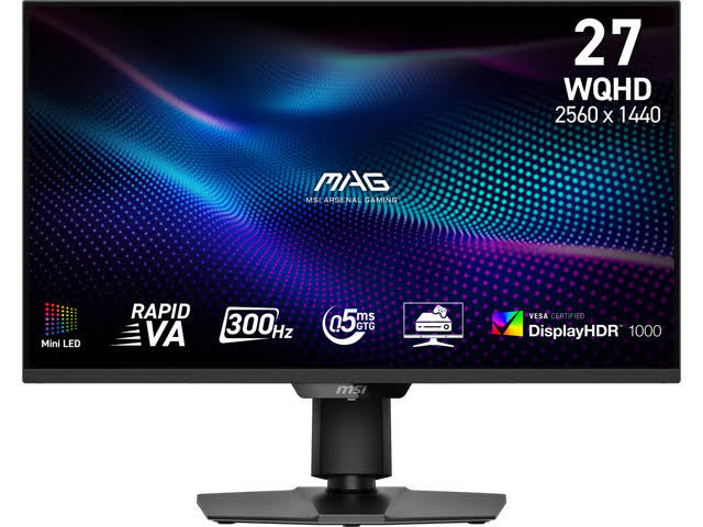 MSI mag 275qpf x30 27" QHD 300Hz 1ms Adaptive Sync Gaming Monitor