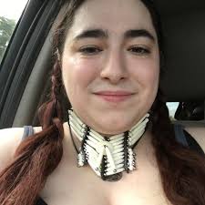 Buffalo Bone Breastplate Choker Buffalo Bone Regalia Choker Indian Hairpipe  Choker Native Necklace White