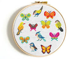 Easy Small Bird Cross Stitch Pattern Animal Cross Stitch Pattern Cute Birds Cross Stitch Etsy Modern Cross Stitch Butterfly Cross Stitch Animal Cross Stitch Patterns
