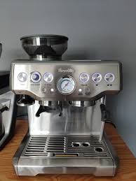 If you've got more cash to splash, this mini breville makes fantastic espressos with the warming aroma of toasted hazelnut and fruit. Breville Barista Express Bes870 Espresso Machine Tv Home Appliances Kitchen Appliances Coffee Machines Makers On Carousell