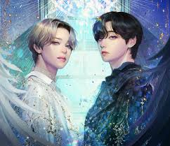 Animes yandere fanarts anime taehyung fanart bts taehyung bts bangtan boy bts jungkook taekook bts art v chibi. Bts Vmin Fan Art Bts Drawings Bts Fanart