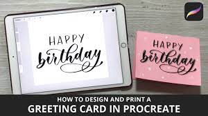 Make sure to consult with your printer to confirm that size is available. How To Design And Print Greeting Cards In Procreate Youtube
