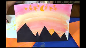 Find images of silhouette landscape. Watercolor Silhouette Landscapes The Pinterested Parent