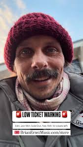 🚨LOW TICKET WARNING🚨, Jan 18th: Sold Out., Feb. 15th: 16 tickets left. ,  🎟️: BrianErnstMusic.com/store, #SongsInTheKeyOfFreedom, #BrianErnst,  #Fernandina #FernandinaBeach, #AmeliaIsland
