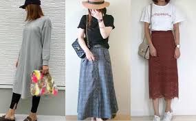 40代にもおすすめ しまむらのスカート ワンピース サンキュ 40代 ファッション ファッションアイデア ワンピース