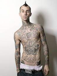 Travis barker was born on november 14, 1975 in fontana, california, usa as travis landon barker. Top 10 Hottest Male Rockers Travis Barker Tattoos Travis Barker Celebrity Tattoos