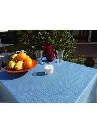 Une nappe bleu canard en papier épais, de chez françoise paviot.idéale pour tous vos évènements, cette nappe bleu canard sera parfaite pour un buffet d'anniversaire sous l'océan ou. Nappe Enduite Saki Bleu Canard