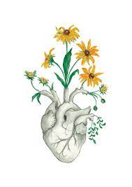 Check out our flower heart drawing selection for the very best in unique or custom, handmade pieces from our shops. Black Heart Hard Enamel Pin Small Anatomical Human Heart Dark Anatomy Art Valentines Day Gift Anatomy Art Art Drawings Art