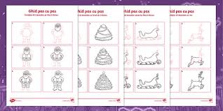 Povestea unui fulg de nea. O Zgarda Pentru Craciun Desen Pas Cu Pas Teacher Made