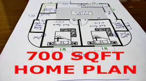 Can you add a garage to a 700 sq ft house? 700 Sqft 2bhk House Plan Ii North Face House Design Ii 30 X22 House Plan Ii 30 By 22 Ghar Ka Naksha Youtube