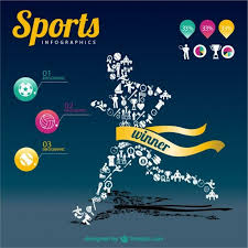 Sports Infographic Champion Template In 2021 Sports Day Poster Vector Free Infographic