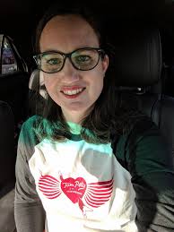 Wearing my shirt from the Berkeley show