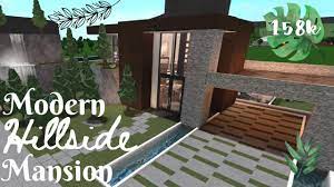 Roblox L Bloxburg Modern Hillside Mansion 158k Tour Collab With Mango Roblox Bloxburg Welcometobloxburg Bloxburgbuild Mansions Plant Aesthetic Roblox