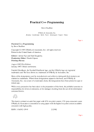 It is easy to find the square roots of those numbers which must be 1, 2, and 3. Pdf Practical C Programming Practical C Programming Celia Yin Academia Edu