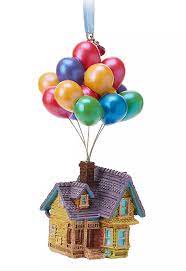 Sometimes The Answer Is To Just Fly Away Carl Fredrickson S House And Balloons Ornament Disney Pixar Sketchbook Ornaments Disney Up House Disney Ornaments