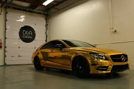 Officially Wrapped 2013 Mercedes Benz Cls 550 In Gold Chrome 425 633 6288 Mercedes Benz Cls Top Luxury Cars Mercedes Models