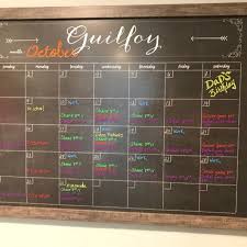 This Large Size Beautiful Chalkboard Calendar Is Professionally Designed And Is Made To Be Used W Dry Erase Calendar Frame Chalkboard Calendar Framed Calendar