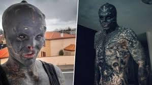 When it comes to body modifications tattooing is just the tip of a very large. Who Is Anthony Loffredo Black Alien Removes Upper Lip Nose Covers His Entire Body Including Eye Balls In Tattoos Pics Of His Body Modification Will Startle You Latestly