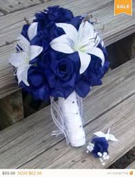 In your blue and orange themed wedding, what color would you be most likely to choose for your wedding invitations? Royal Blue Wedding Bouquet Ideas