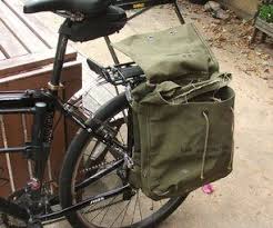 Army Surplus Backpack Pannier Bike Panniers Bicycle Panniers Pannier
