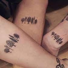 This Trio Of Trees 26 Delicate Tattoos For Nature Lovers Couples Tattoo Designs Tattoos Delicate Tattoo