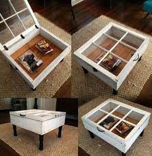 Favorited diy coffee table from an old window 19 nov 03:03; Window Coffee Table Diy Storage For Small Spaces Diy Coffee Table Funky Junk Interiors