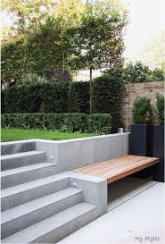 Wohlfühlen in einem schönen garten. Terrassen Treppen In Den Garten