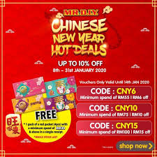 Go mad with shopping this weekend on mr.diy online! 8 31 Jan 2020 Mr Diy Online Cny Hot Deals Promotion Everydayonsales Com