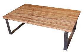 Impact oval cocktail table with marble top. Industrial Modern Metal And Reclamed Wood Coffee Table Mortise Tenon