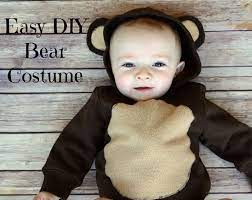 Easy Diy Infant Bear Costume It Happens In A Blink Baby Halloween Costumes Baby First Halloween Baby Halloween Outfits