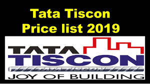 Tata Tiscon Price List 2019