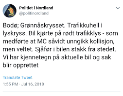 Er situasjonen akutt, ring politiets nødnummer 112. Politiet I Nordland On Twitter Bodo Stormyra Mann I 20 Arene Siktet For Ruskjoring Bevissikring Iverksatt