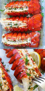 Garlic Butter Lobster Tails Lobster Recipes Tail Seafood Dinner Lobster Recipes