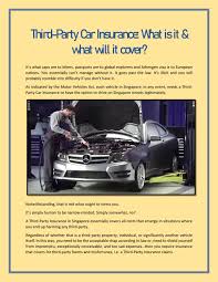 It is imperative for car owners to protect their vehicle with motor insurance policy. Third Party Car Insurance What Is It What Will It Cover By Mercedes Aircon Repair Issuu
