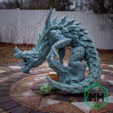 Dragon Of The Depths Miniature Etsy In 2020 Dnd Miniatures Miniature Wargaming Miniatures
