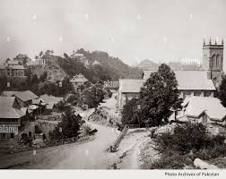 1870 photograph of Murree hill station in Pakistan