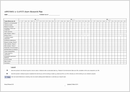 Gantt Chart For Research Project Best Picture Of Chart