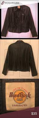 Hard Rock Cafe London Leather Jacket Cafe Jacket Leather Jacket Clothes Design