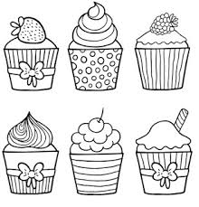 Riscos Graciosos Cute Drawings Cupcakes Sorvetes E Bolos Cupcakes Ice Creams And Cakes Cupcake Coloring Pages Coloring Pages Cupcake Drawing