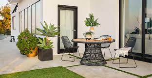Black Calliope Acacia Dining Table Article Modern Outdoor Dining Table Black Dining Chairs Black Round Dining Table