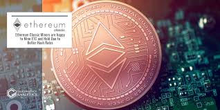 This is when you look at historical price movements and look for trends that. Ethereum Classic Miners Are Happy To Mine Etc And Hold Due To Better Hash Rates