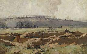 Villers Bretonneux 1918 By Arthur Streeton The Collection Art Gallery Nsw Mccubbins Roberts Streeton En 2018 Pinterest