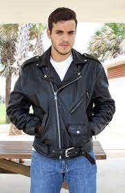 Vintage City Streets Leather Biker Jacket Men M Black Etsy Biker Jacket Men Mens Jackets Biker Jacket