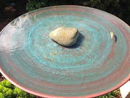 Bird Bath Bowl Only Uk Large Spun Copper Dish Copper Dishes Copper Bird Bath Backyard Water Feature