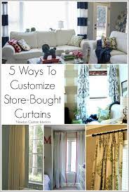 5 Ways To Customize Store Bought Curtains Newton Custom Interiors Buy Curtains Curtains Plain Curtains