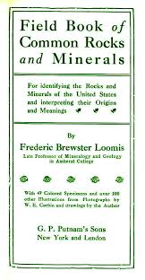 Field Book Of Common Rocks And Minerals By Frederic