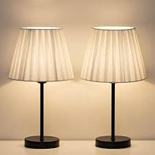 Small desk lamp, ceramic finish over metal. Buy Haitral Small Table Lamps Bedside Nightstand Lamps With White Lamp Shade And Metal Base For Bedroom Living Room Office Online In Kuwait B084zfprwy